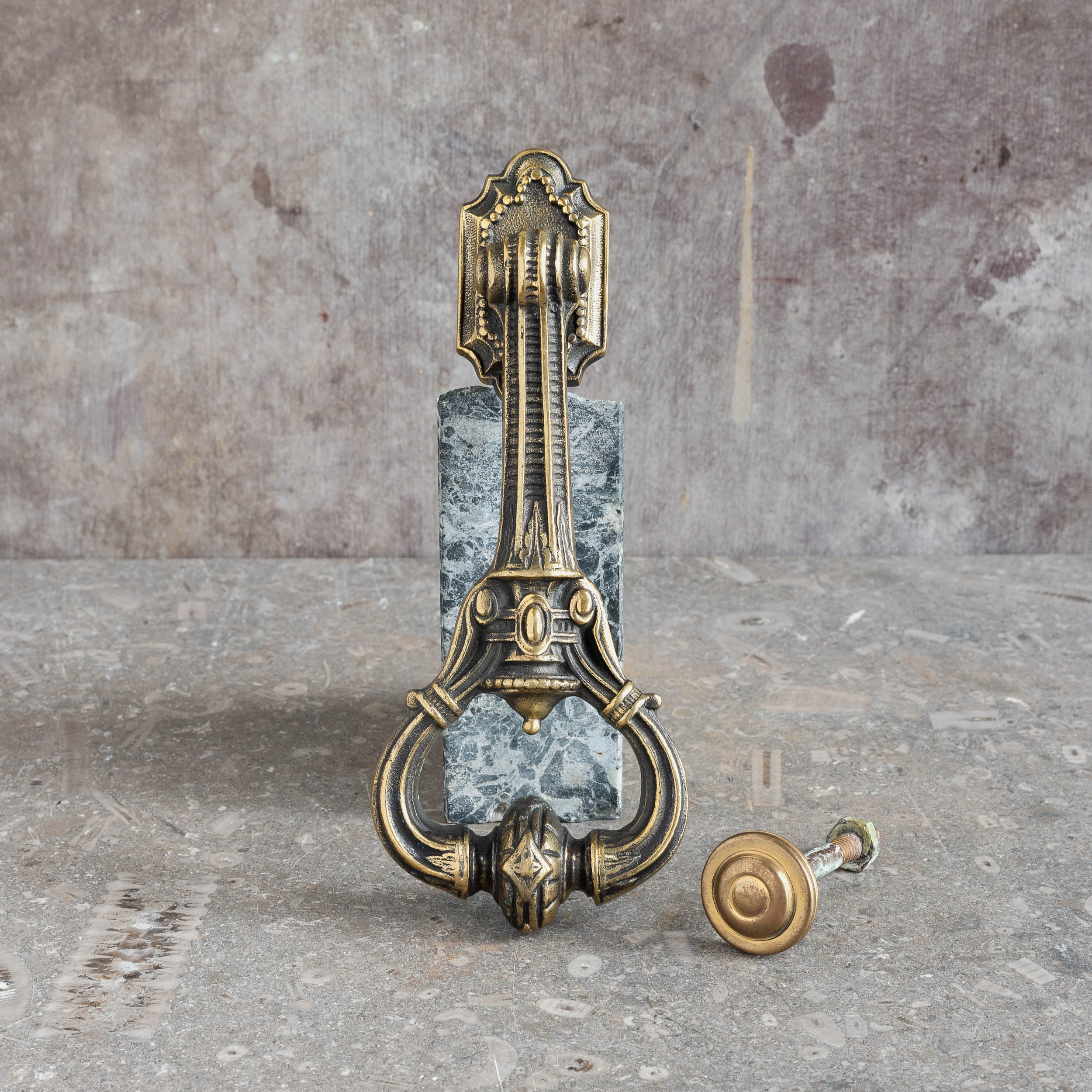 Monogram Letter L Door Knocker - Brass By Michael Healy - View #9