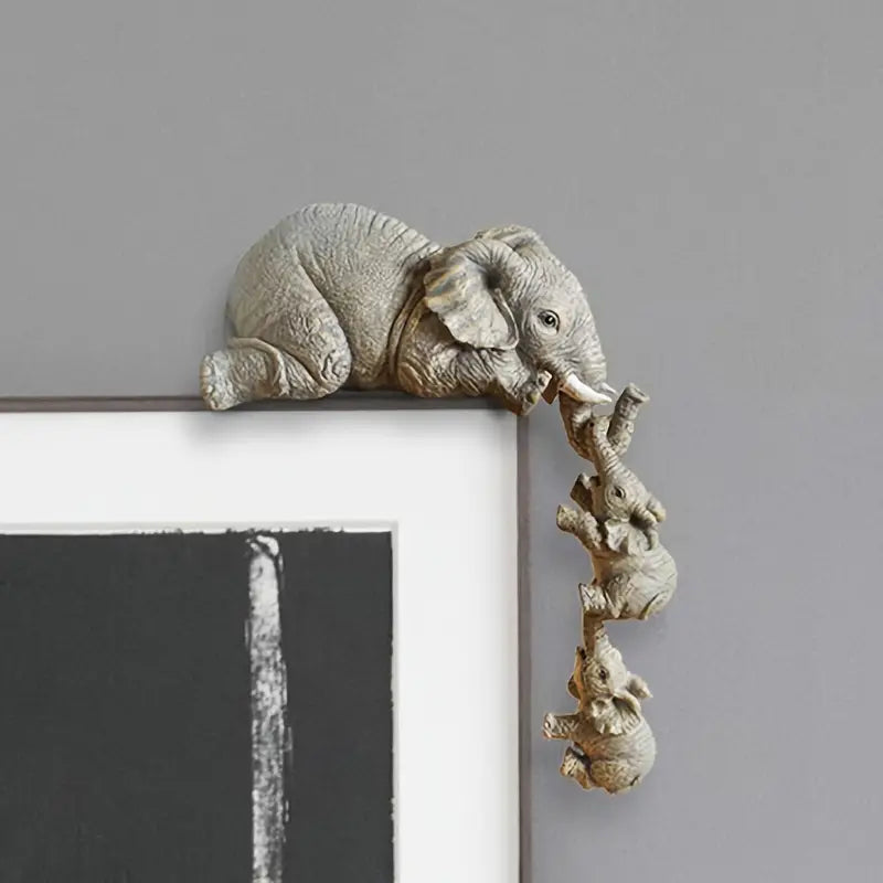 Adorable Resin Crafts Elephant Hanging Decor