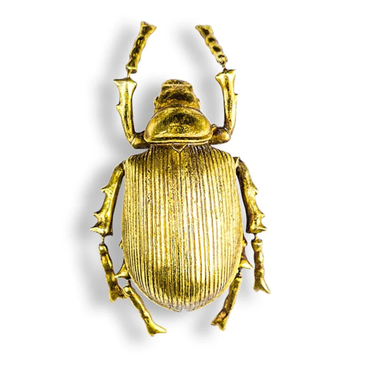 Golden Beetle Wall Decor