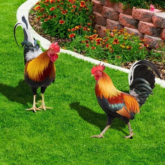 Rooster Garden Stake (Set of 2)