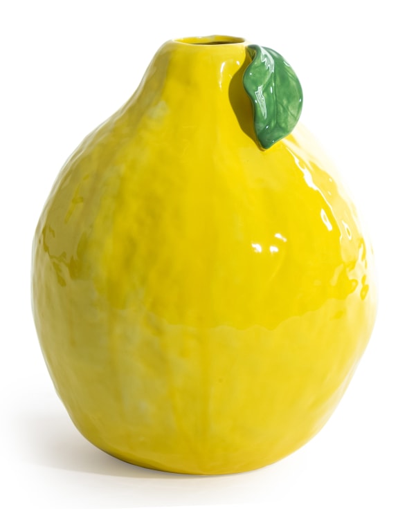 Ceramic Large Lemon Vase