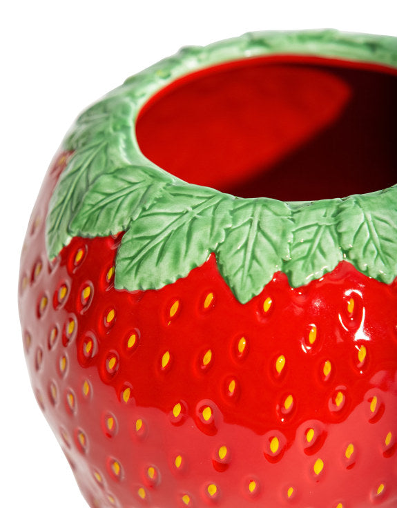Ceramic Large Strawberry Vase
