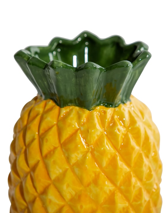 Ceramic Pineapple Stem Vase