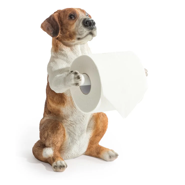 Helpful Hound Toilet Roll Holder