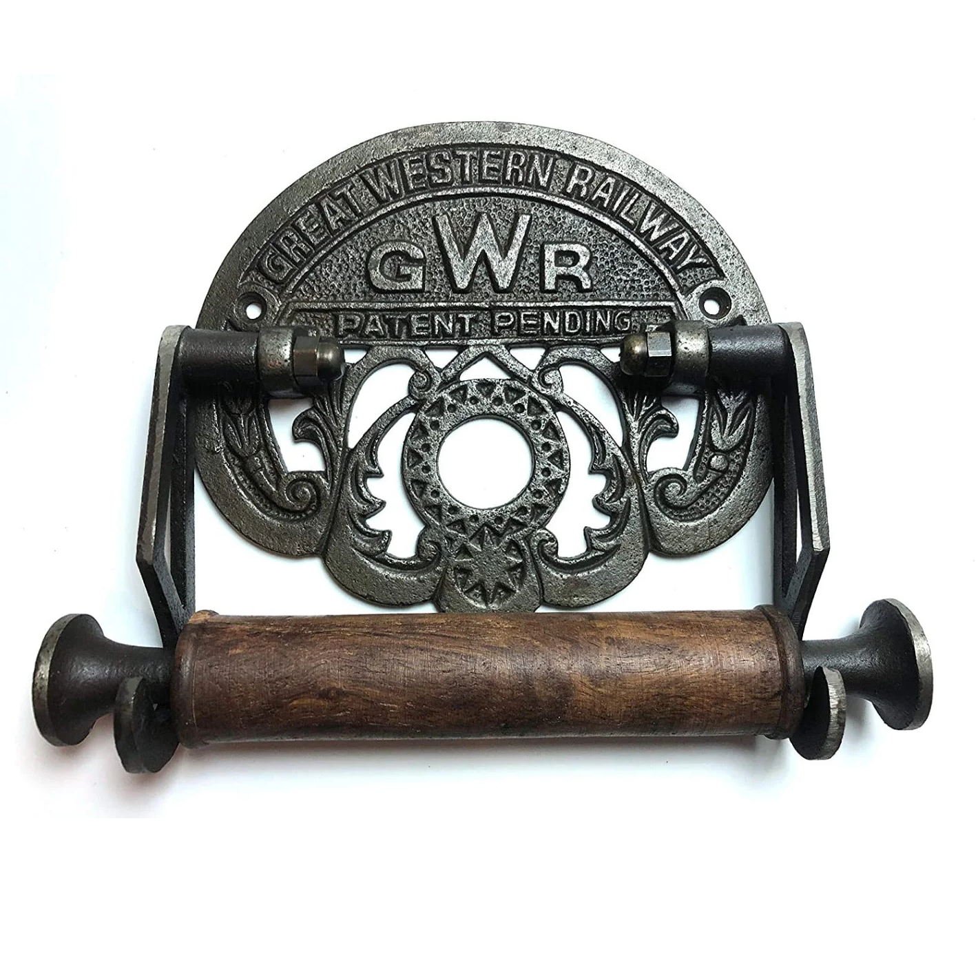 Antique Iron Polished Finish Toilet Roll Holder