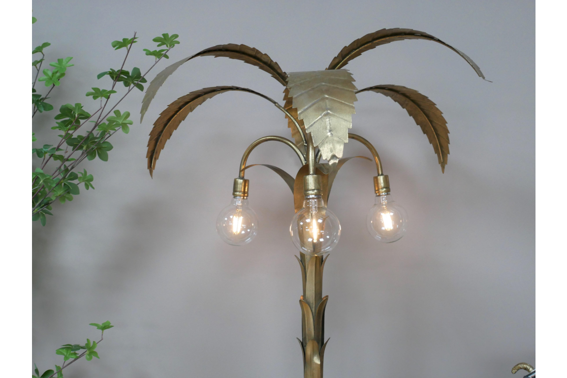 Retro Palm Tree Table Lamp Light