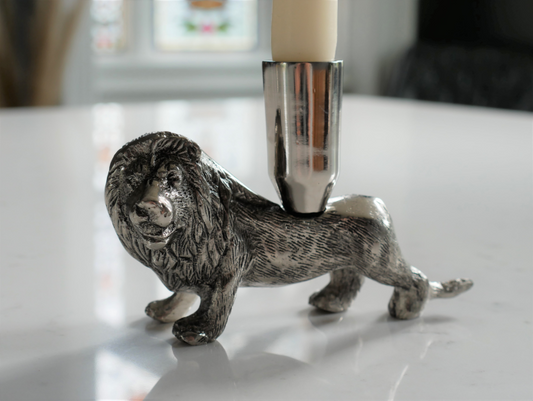 Lion Candle Holder