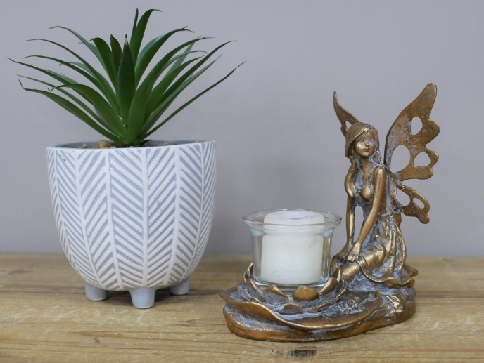 Fairy Tealight Holder with cup