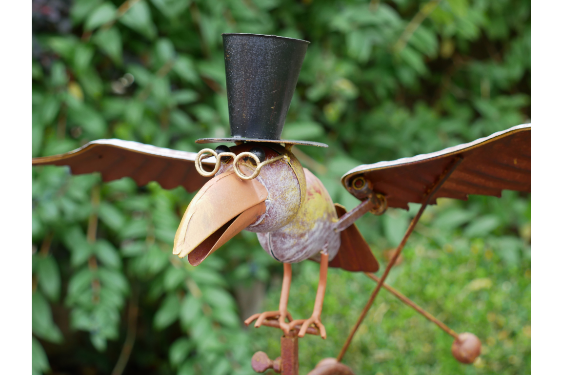 Bird With Top Hat Stake