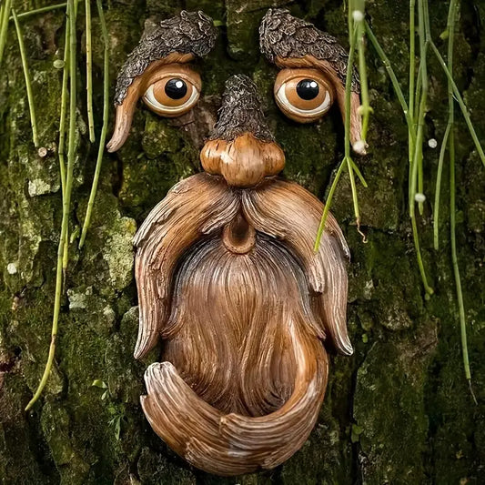 Tree Faces Outdoor Decor Whimsical Tree Hugger