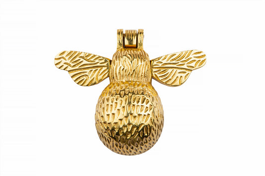 B&M - Solid Brass Bumble Bee Door Knocker Polished Brass