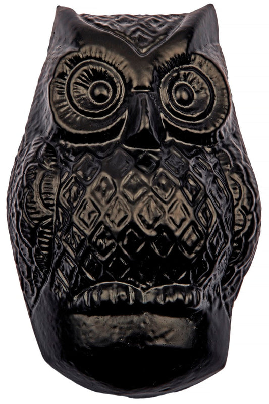 Antique Black Owl Door Knocker Supplied with Matching Fixing Screws