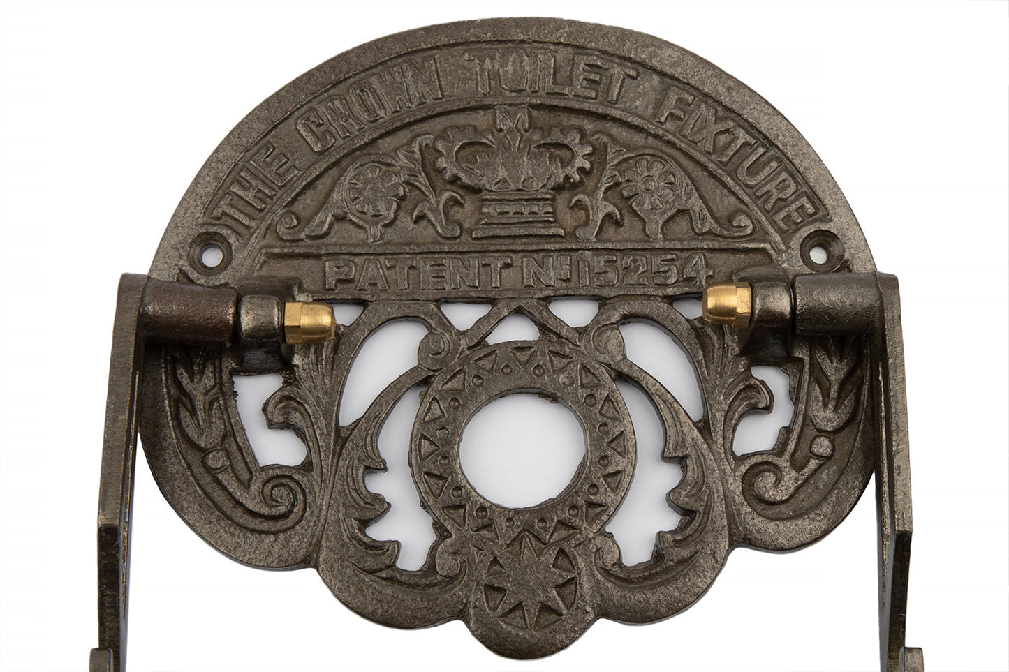 Crown Toilet Roll Holder - Antique Iron