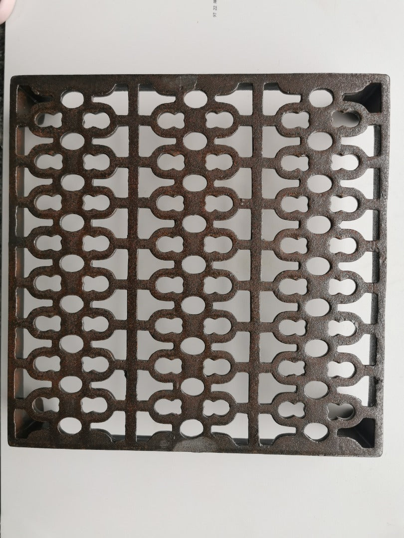 Natural Rusted Look Cast Iron AIR BRICK/VENT 9x9Inch Home decoration grill/Vent