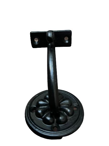 Cast Iron Handrail Bracket Antique Black - Handmade - High Quality - Decorative